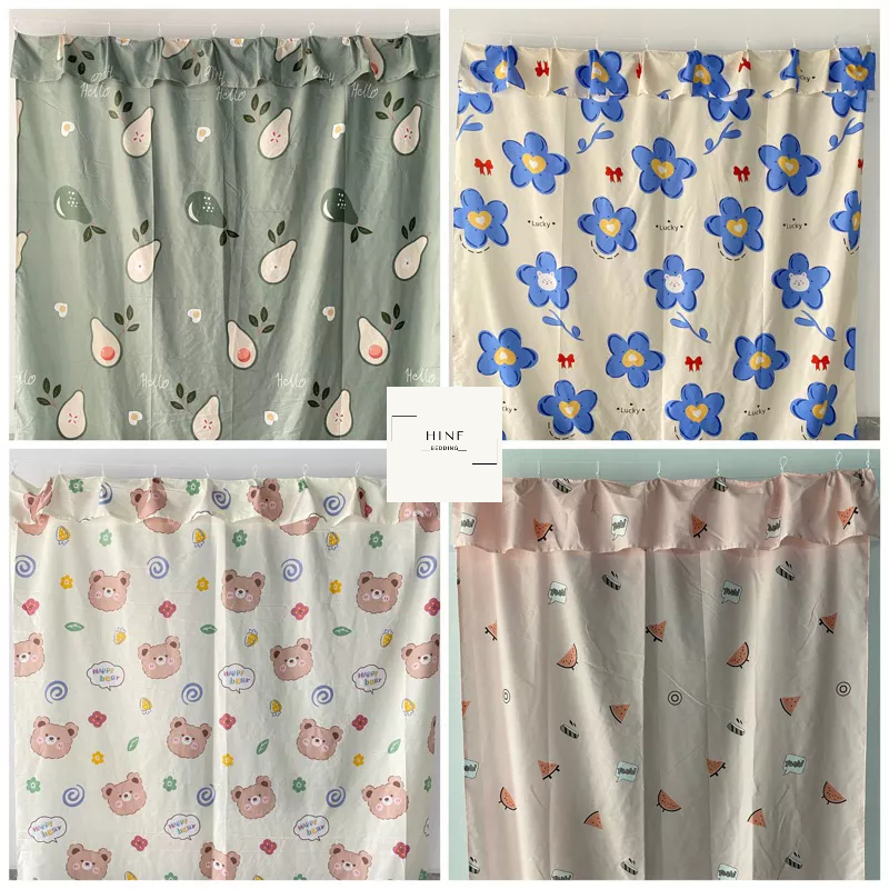 Rido rèm cửa ngăn phòng che nắng có móc treo sẵn và dây treo ( nhận đặt kt theo yêu cầu)