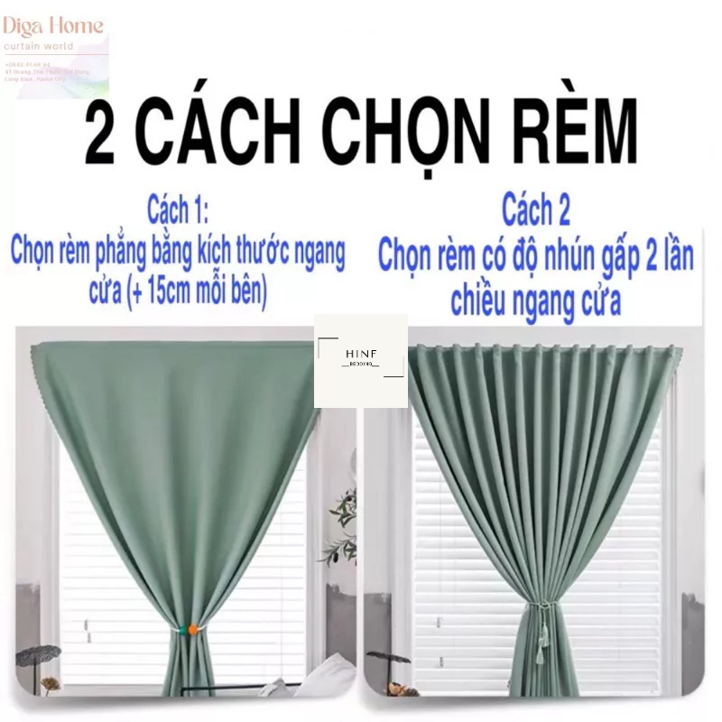 Rido rèm cửa ngăn phòng che nắng có móc treo sẵn và dây treo ( nhận đặt kt theo yêu cầu) | BigBuy360 - bigbuy360.vn