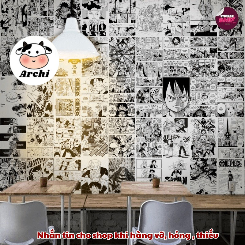 Tranh giấy dán tường anime manga, tranh dán poster anime wall dán tường decor phòng cực đẹp