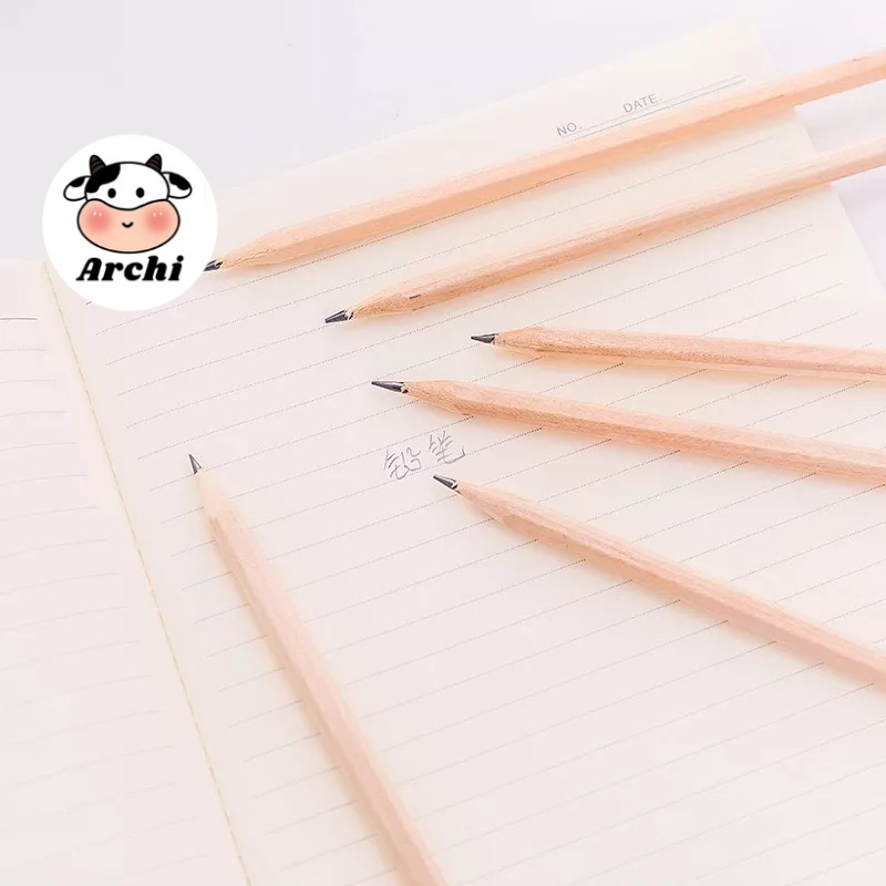 Bút Chì lục giác HB thân thiện với môi trường từ gỗ thiên nhiên thân thiện với môi trường, cho học sinh