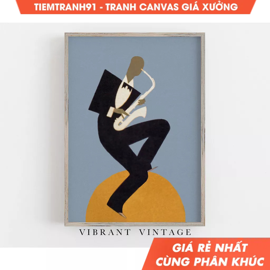 Tranh treo tường, Jazz Saxophone, Music Print, Vintage Wall Art, Jazz Wall Art, Retro Wall Decor, tặ