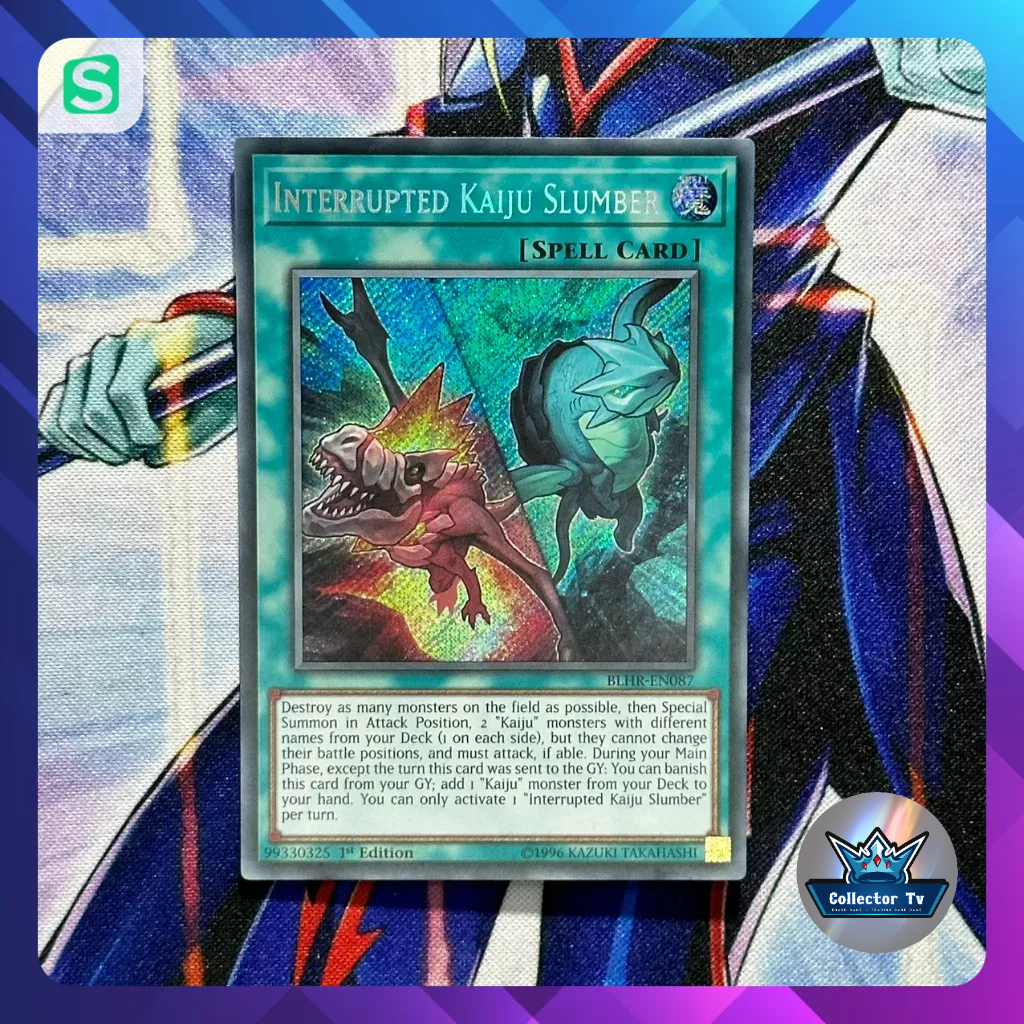 Thẻ bài YugiOh! (UK) BLHR-EN087; Interrupted Kaiju Slumber; Secret Rare