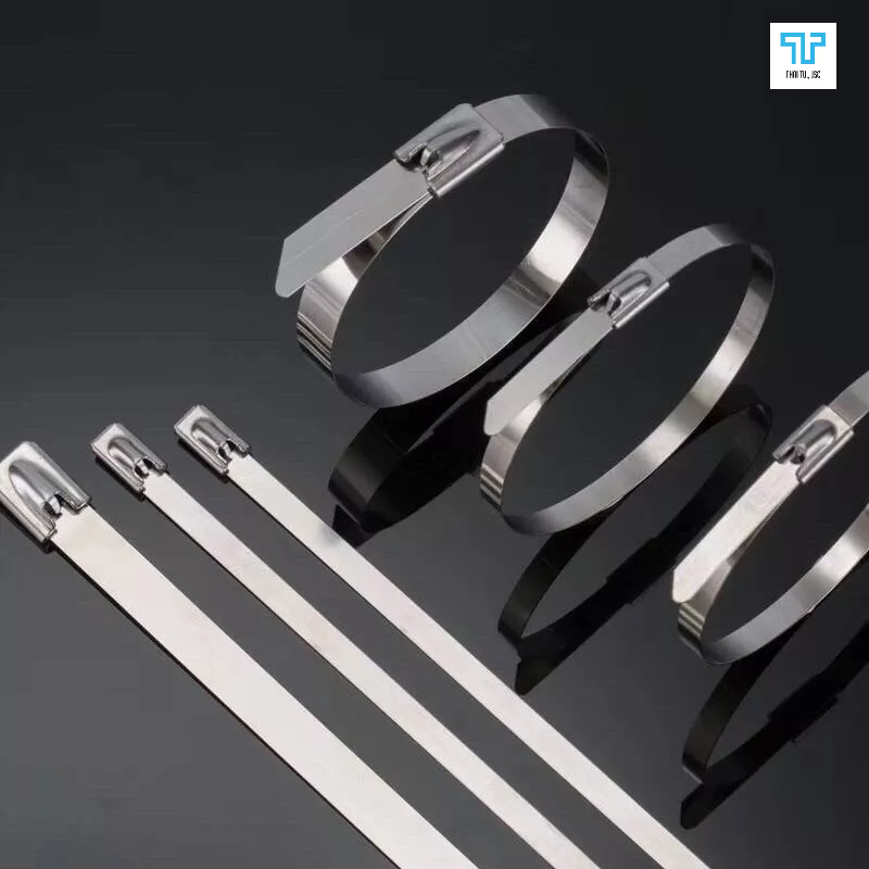 Lạt thít inox 304|Đai siết inox 304| Dây rút inox 304|Dây thít inox 304| 100 chiếc/túi