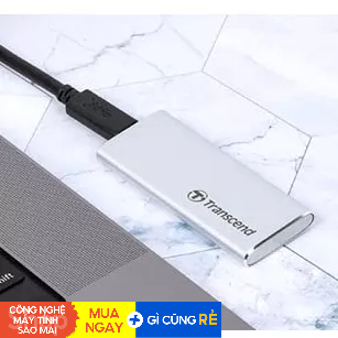 Ổ cứng di động External SSD Transcend ESD260C USB 3.1 Gen2 Type-C 250GB