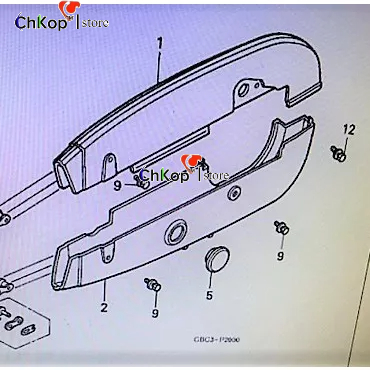 Ốc hộp xích zin gắn xe DREAM WAVE hàng chính hãng honda-lắp cho dream và wave honda các loại