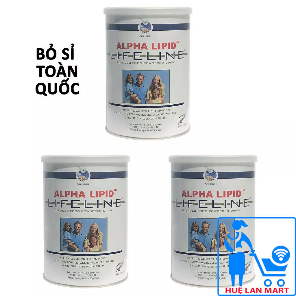 Combo 3 Hộp Sữa non Alpha Lipid life line New Zealand - 450g