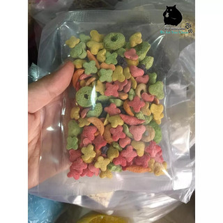Hạt nén từ rau củ cho hamster ăn dặm, mài răng gói 50gam