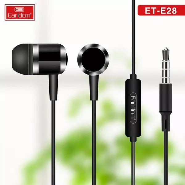 Tai nghe nhạc - Tai nghe có dây EARLDOM E28 ,có mic , pass căng - Hàng Chính Hãng