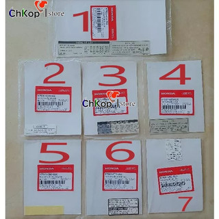 Tem thông số xe máy honda chính hãng