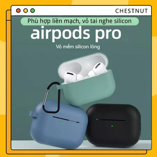 Vỏ Bảo Vệ Hộp Sạc Tai Nghe Kết Nối Bluetooth Bằng Silicon Kèm Móc Khóa Tiện Dụng Cho Airpods 1/2/3 Pro-CT