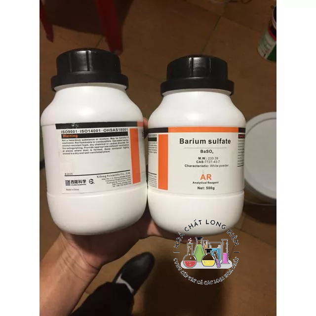 Hóa chất Barium sulfate(BaSO4) CAS 7727-43-7 500g
