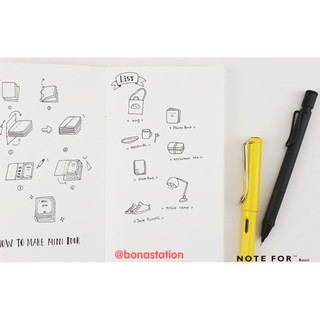 Sổ tay cơ bản Note for basic grid blank line size A5 A6 | BNS040