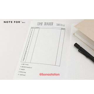 Sổ tay cơ bản Note for basic grid blank line size A5 A6 | BNS040