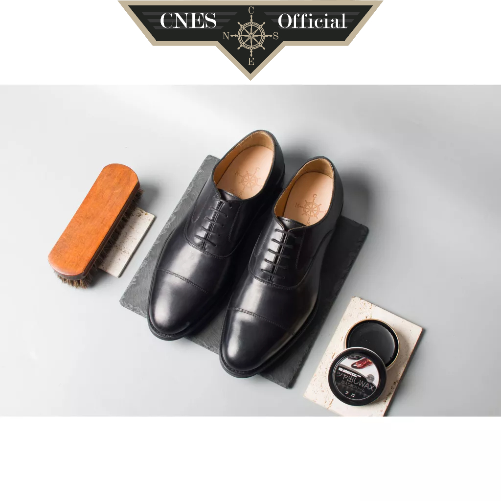 Giày Tây Nam Oxford Sang Trọng Lịch Sự Chất Liệu Da Bê Nhập Khẩu Cao Cấp Thương Hiệu CNES (BBPG 0001)