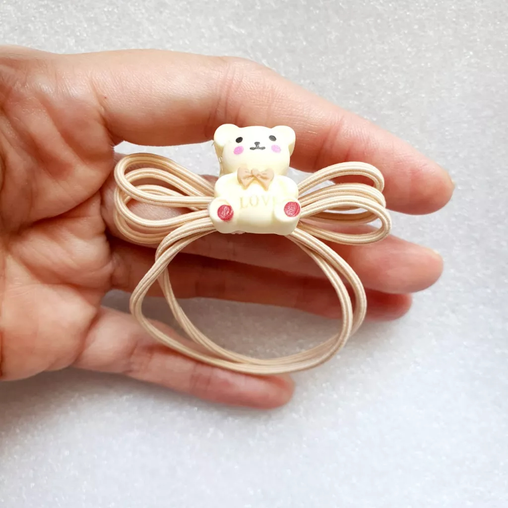 Dây cột tóc hình gấu ( 1 cái ) cute dây cột chắc chắn dễ thương.
