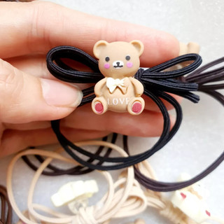 Dây cột tóc hình gấu ( 1 cái ) cute dây cột chắc chắn dễ thương.