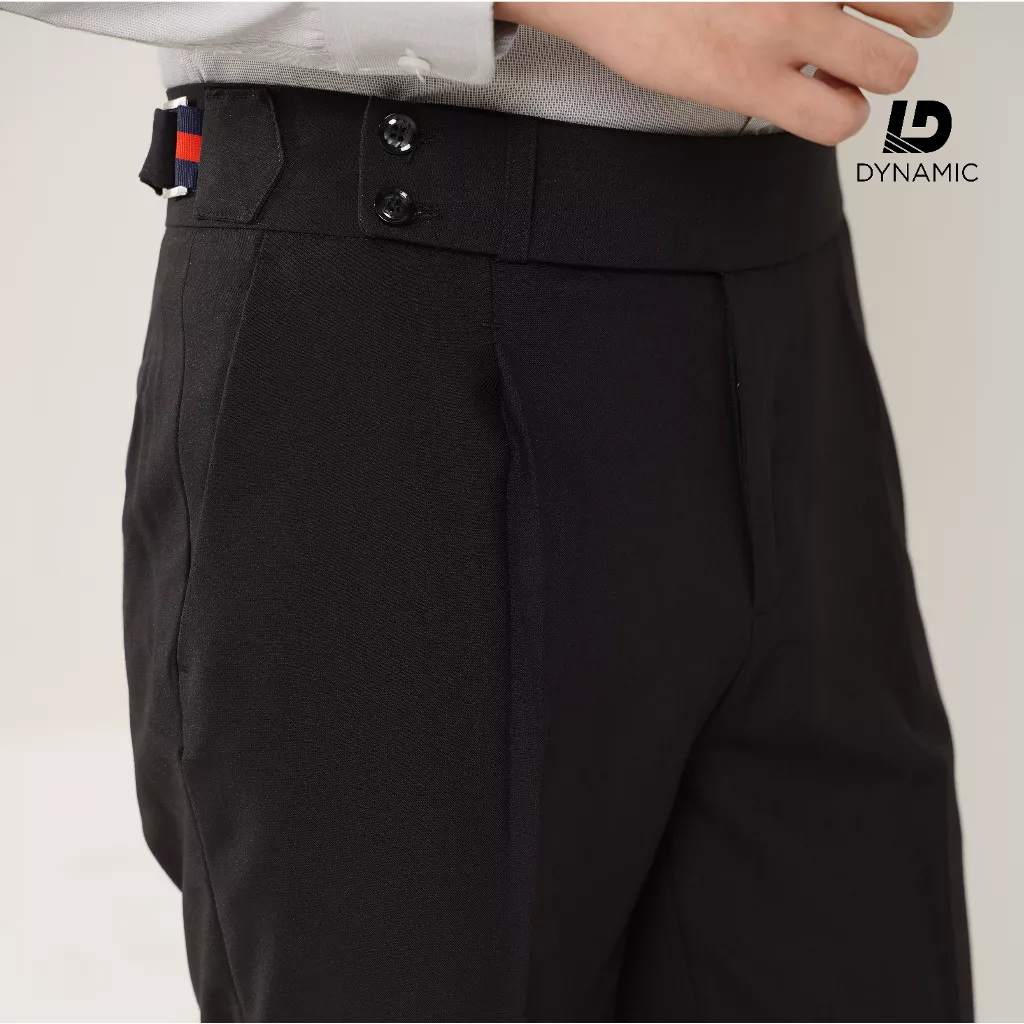 Quần Sidetab đai đỏ cạp cao thiết kế cao cấp, năng động trẻ trung - Dynamic