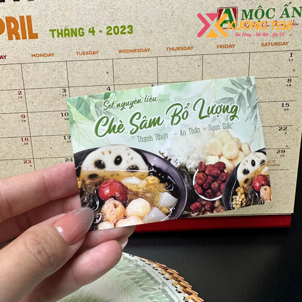 Tem Dán Sản Phẩm "Trà Sâm Bổ Bí Đao, Chè Sâm Bổ Lượng" Siêu Hot Cho Mùa Nóng
