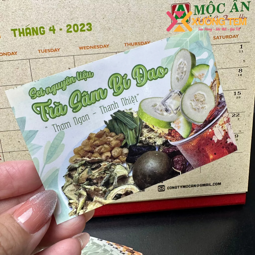 Tem Dán Sản Phẩm "Trà Sâm Bổ Bí Đao, Chè Sâm Bổ Lượng" Siêu Hot Cho Mùa Nóng
