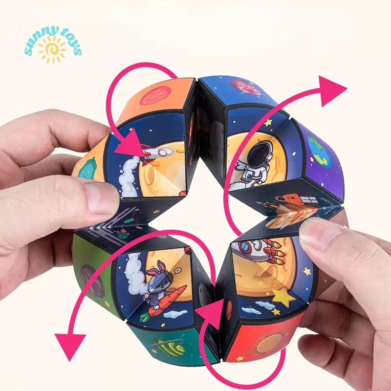 Đồ chơi khối rubik 3D vô cực - đồ chơi sáng tạo, giảm căng thẳng cho bé Sunnytoys