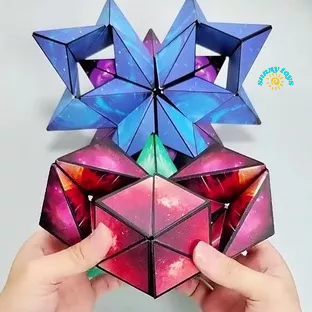 Khối rubik biến thể 72 hình Galaxy có nam châm - Rubik magic 3D
