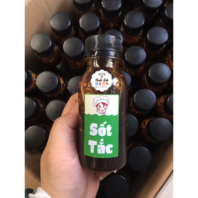 Chai sốt tắc ớt