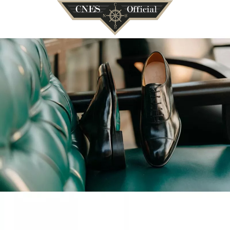 Giày da nam oxford cao cấp chất liệu da bê nhập khẩu thương hiêu CNES (U1960-CNS198)
