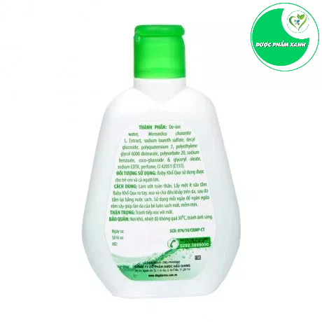 Baby Khổ Qua 100ml - Sữa Tắm Phòng Ngừa Rôm Sảy - DHG