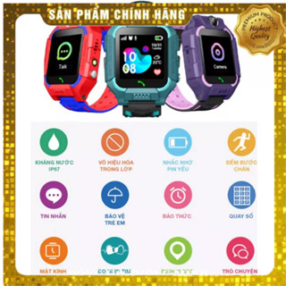 Đồng hồ định vị trẻ em lắp sim nghe gọi 2 chiều Q19 chống nước, bảo hành đổi mới 3 tháng