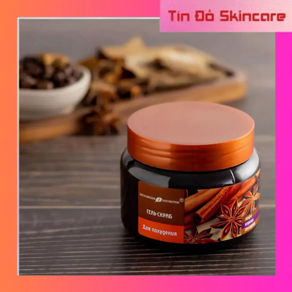 Tẩy Da Chết Toàn Thân Body Chiết Xuất Quế Hồi & Cà Phê Nga Giúp Tái Tạo Làn Da  380g_Tín đồ skincare