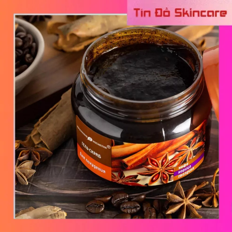 Tẩy Da Chết Toàn Thân Body Chiết Xuất Quế Hồi & Cà Phê Nga Giúp Tái Tạo Làn Da  380g_Tín đồ skincare
