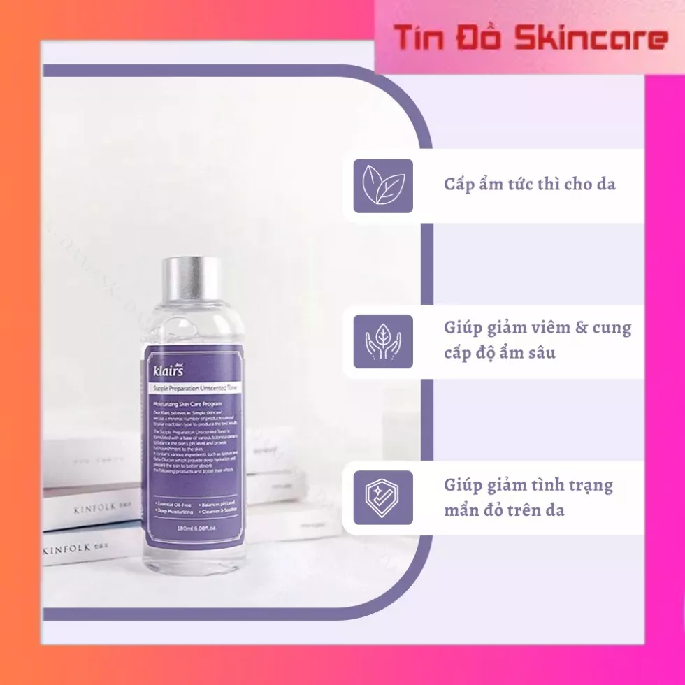 Nước Hoa Hồng Klairs Toner 180ml