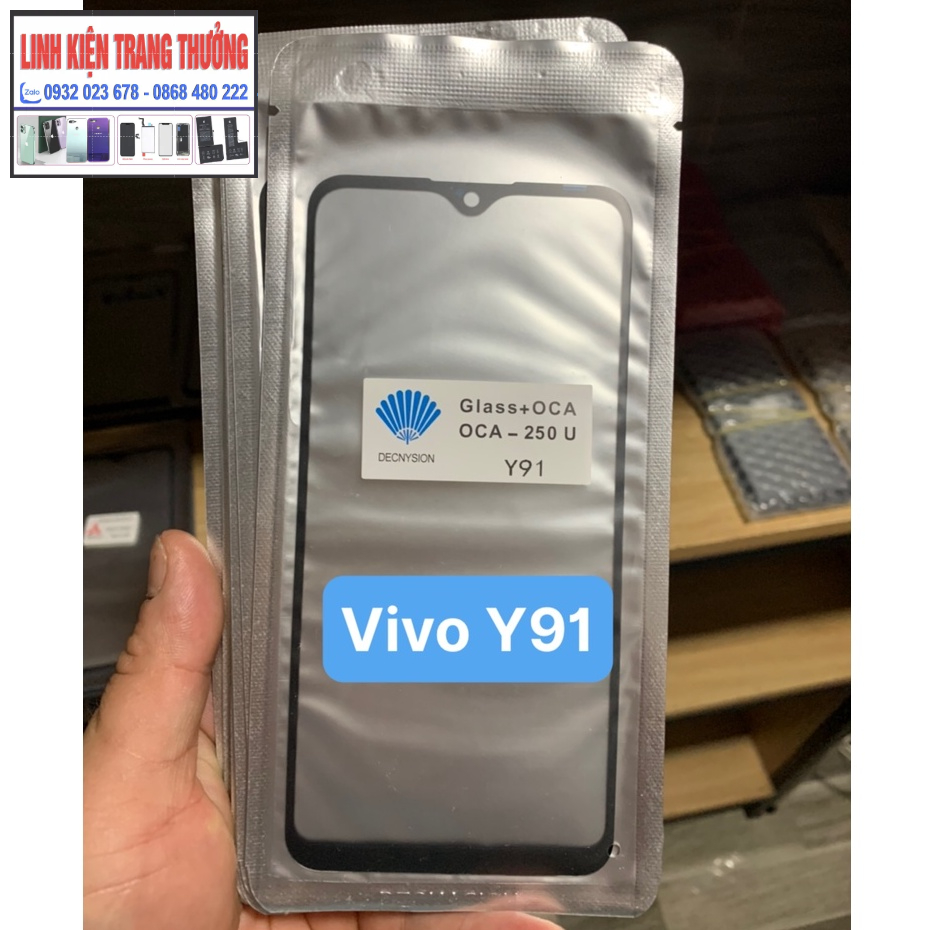 kính ép liền keo MÀN HÌNH vivo y91/y91c/y93/y95/y1s dùng chung