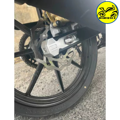 Nắp pát tăng sên + Nẹp gấp cho Ex 155/150 lắp như zin không chế cháo màu trắng CNC