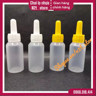 Chai nhỏ giọt 10ml (combo 100 lọ) , Chai nhựa 10ml đựng mực
