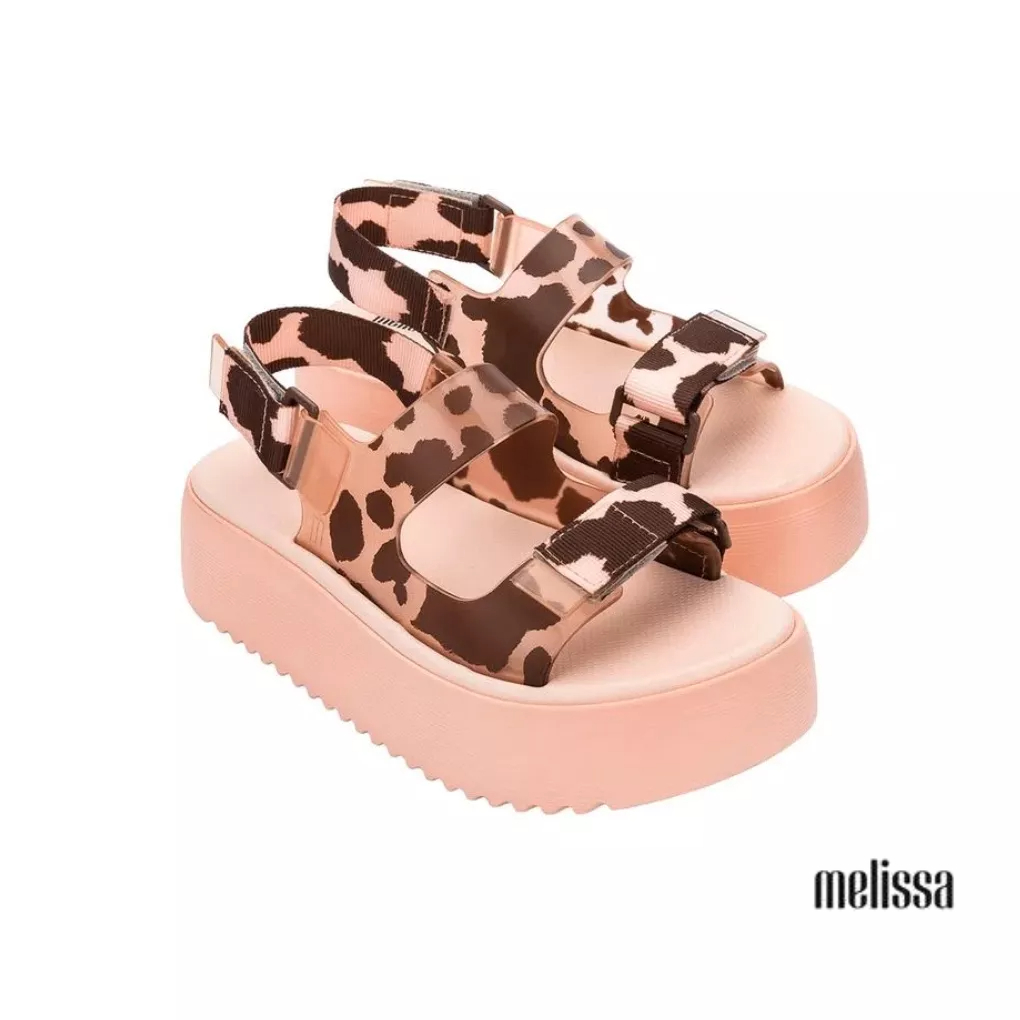 Giày sandals đế xuồng Melissa Brave Papete Platform AD - Be