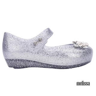 Giày búp bê trẻ em Melissa Ultragirl Chrome BB - Bạc