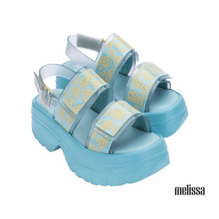 Giày Sandals đế xuồng Melissa Brave Platform AD - Xanh