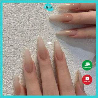  Nail Box Móng Úp Thủ Công NB16 Nailbox Thiết Kế Ombre Màu Nude Sang Chảnh- annienails 