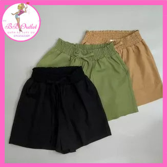 Quần short đùi nữ linen rayon Active USA