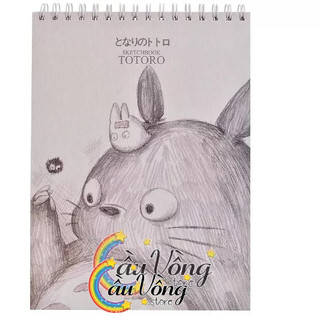 Sổ Vẽ A4 Ký Họa Sketchbook Mẫu Totoro