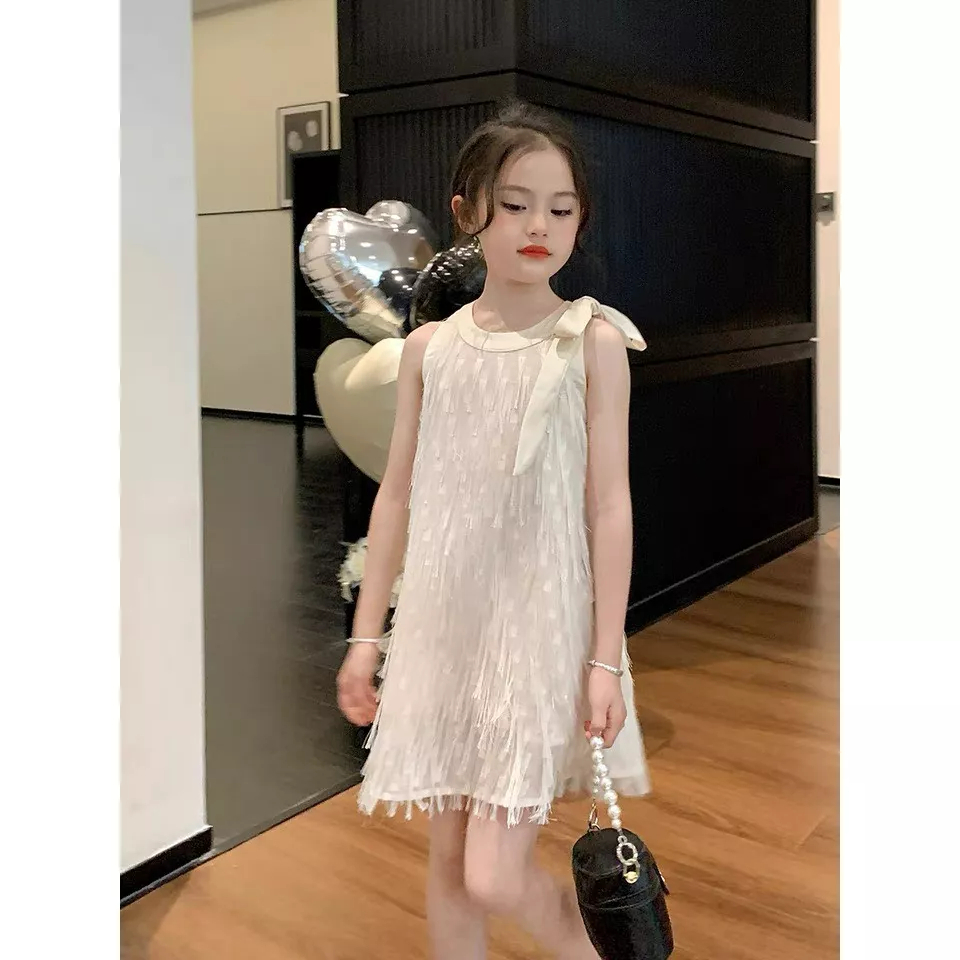 Váy đôi mẹ bé - váy tua rua