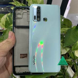 Bộ vỏ vivo y30 / y30i / y50 - gồm lưng,xương,sườn,phím,kính