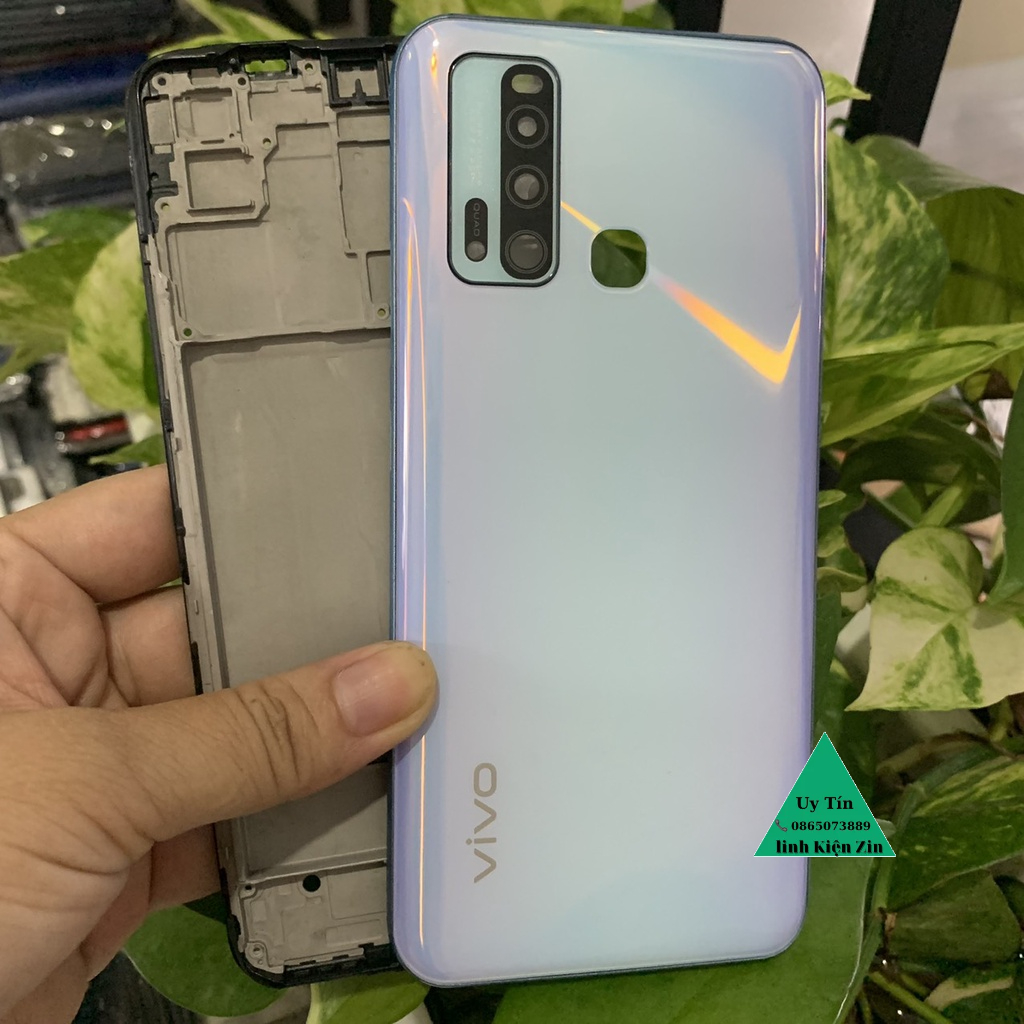 Bộ vỏ vivo Y30 / Y30i / Y50 - gồm lưng,xương,sườn,phím,kính