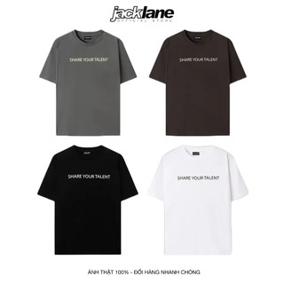 Áo phông Oversize Talent, JACKLANE, Áo thun cộc tay unisex Jack Lane
