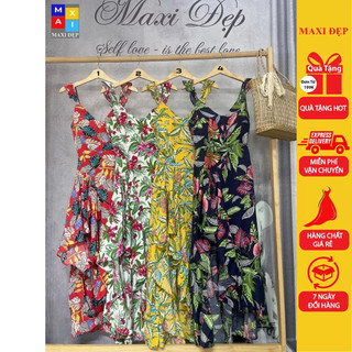 Đầm Cánh Tiên-Đầm Xẻ Tà Cao Cấp Màu Sắc Trẻ Trung Xinh Xắn (3 MÀU By Maxi Đẹp)
