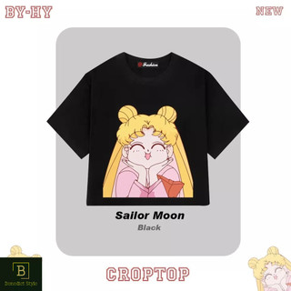 Croptop freesize hình Thủy thủ mặt trăng Sailor Moon vui nhộn