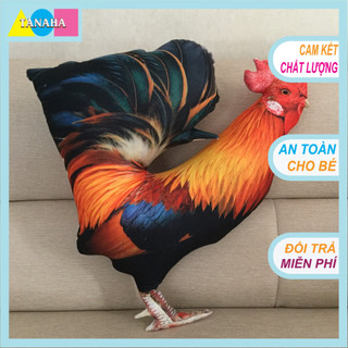 Gối 3D Gà Trống