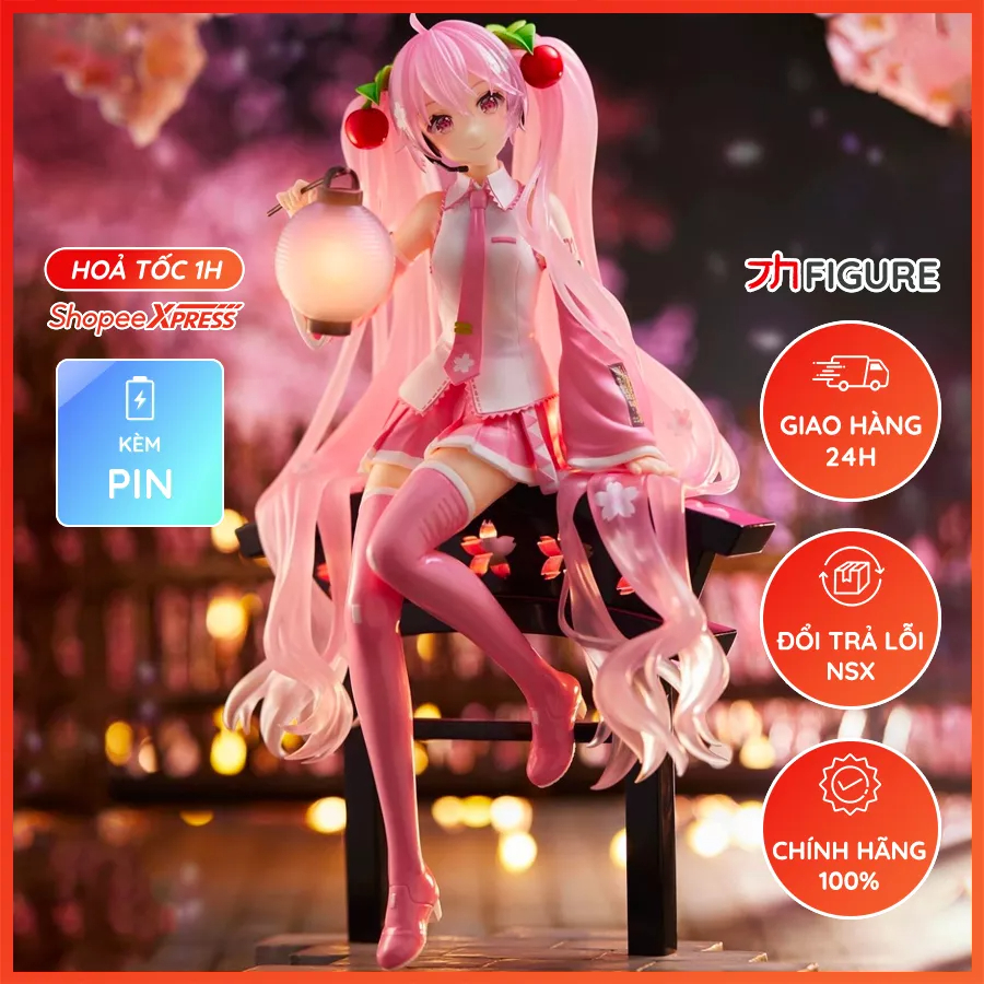 Mô Hình Hatsune Miku Piapro Characters, Sakura Lantern Ver Artist MasterPiece AMP+ (TAITO) Figure Chính Hãng
