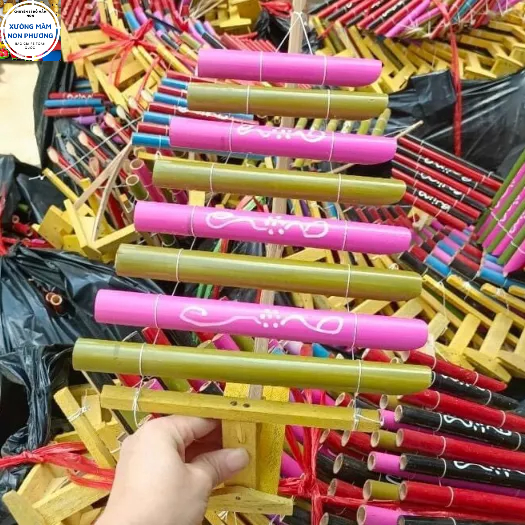 Đàn T'rưng mini, đàn tơ rưng cho bé mầm non trang trí